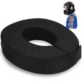 Briwooody neck brace front view showing compact profile and comfort