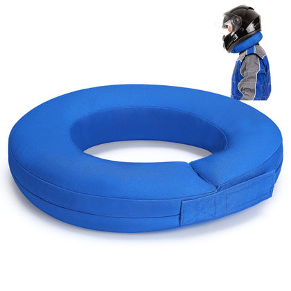 briwooody front view blue collar showing full round support and comfort