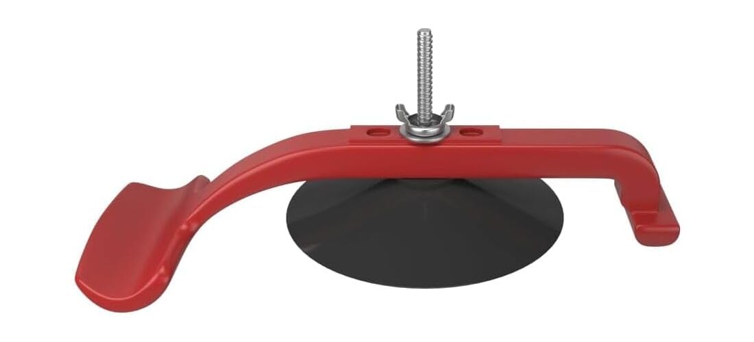 BRIXWELL front view of six-pack clamps showing red finish and packaging for easy identification