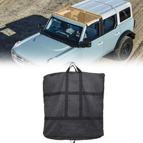 Broaddict bag front view showing closed zipper and protective benefit