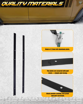 Broaddict panel beside ruler showing compact dimensions and fit