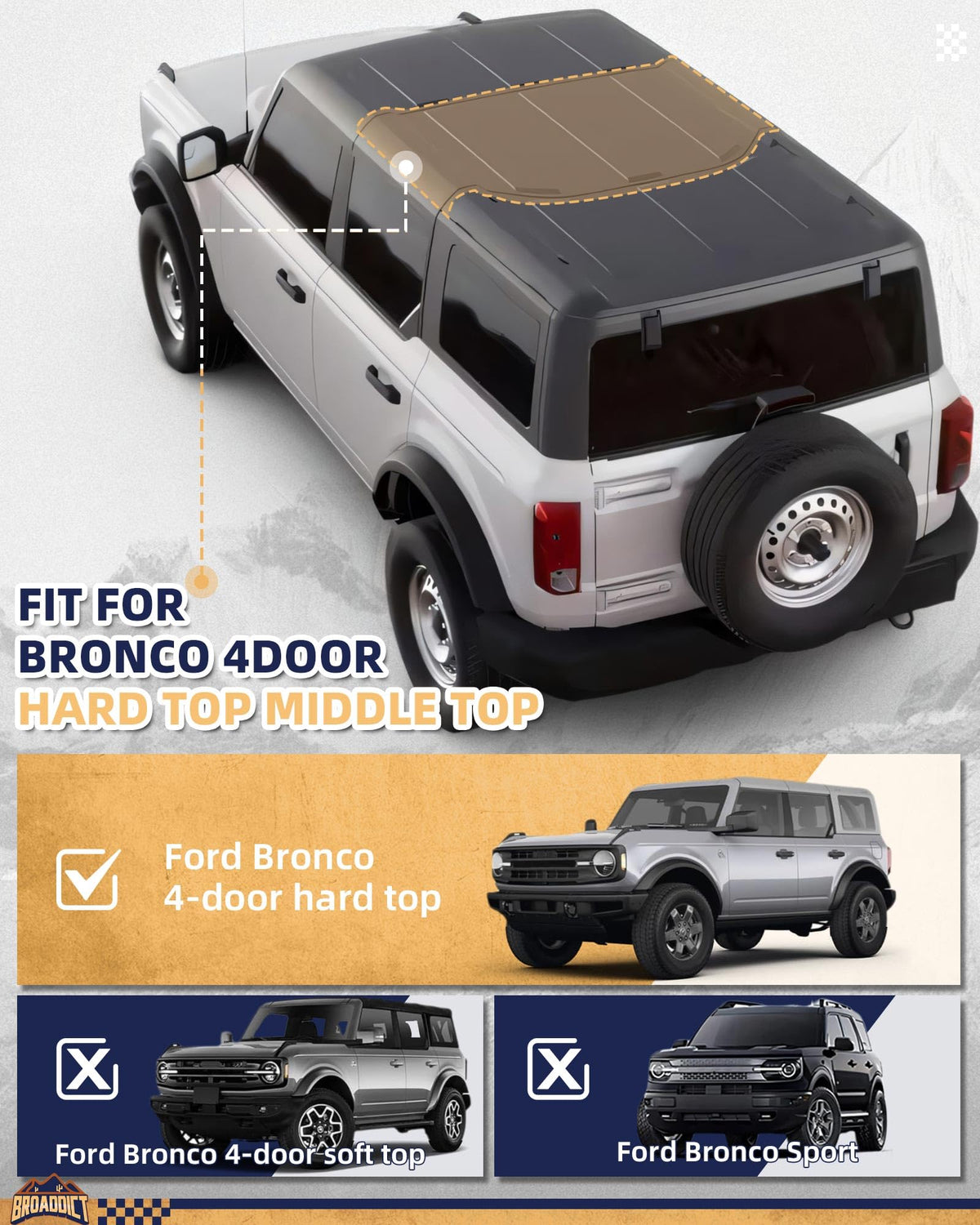 Broaddict soft-lined interior closeup protects panels from scratches