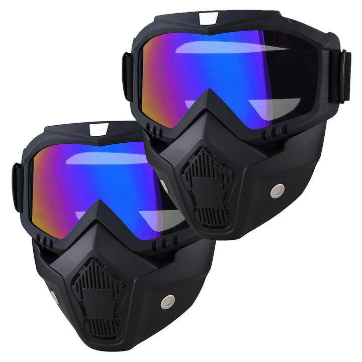 BROYEUR front view packaged mask showing full-face coverage and protection