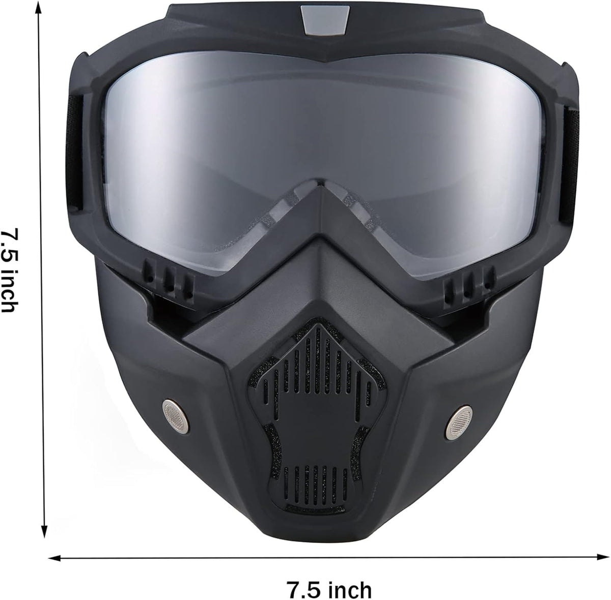 BROYEUR two-mask pack with scale showing convenient spare and storage