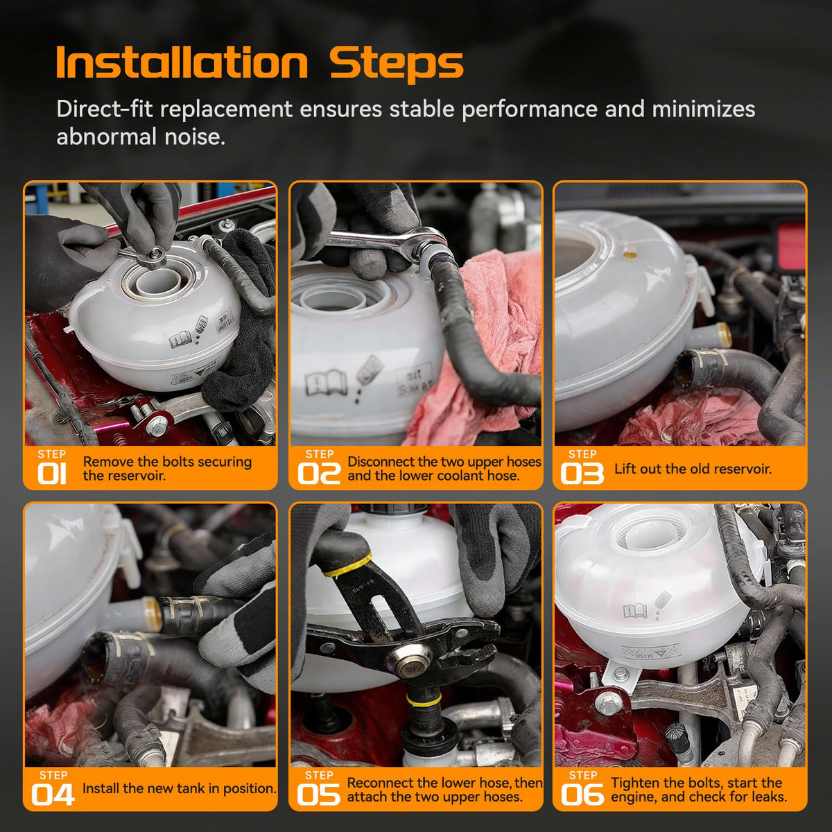 BRTEC reservoir in garage setting showing ready-for-service replacement reliability