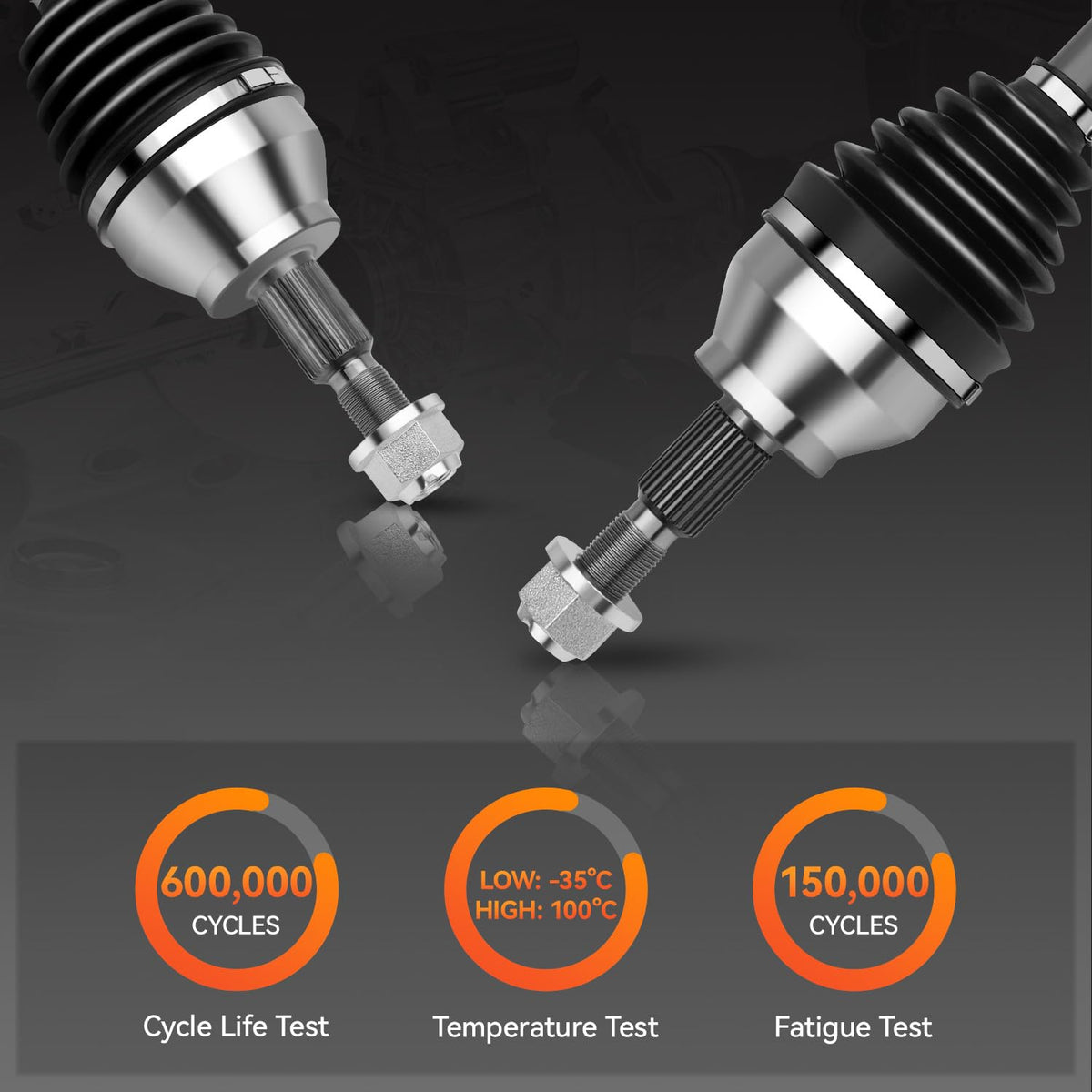 BRTEC right axle length comparison showing correct compressed lengths for fitment