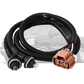 BSNOVT front connector harness showing correct OEM fit and secure connection