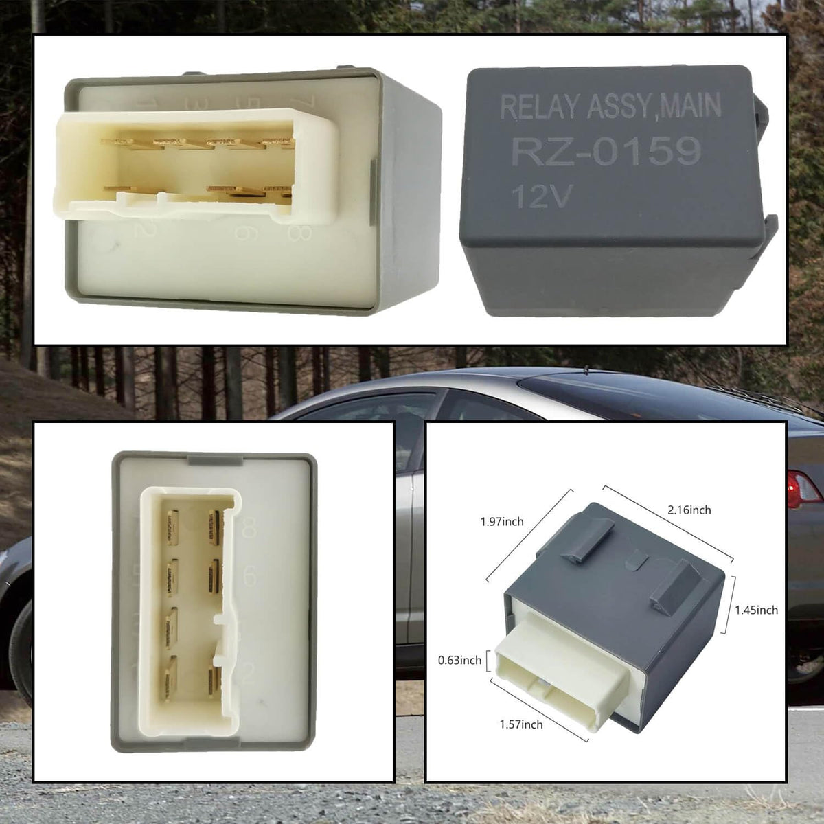 BSNOVT main relay packaging and label confirming correct OE part replacement