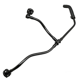 BSNOVT radiator overflow hose front view showing fit and shape for direct replacement