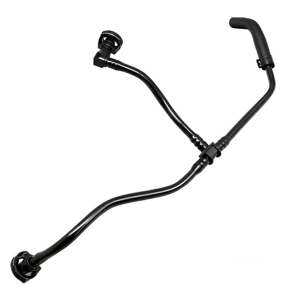 BSNOVT radiator overflow hose front view showing fit and shape for direct replacement