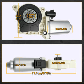 BSNOVT motor next to ruler showing compact size and fitment benefit