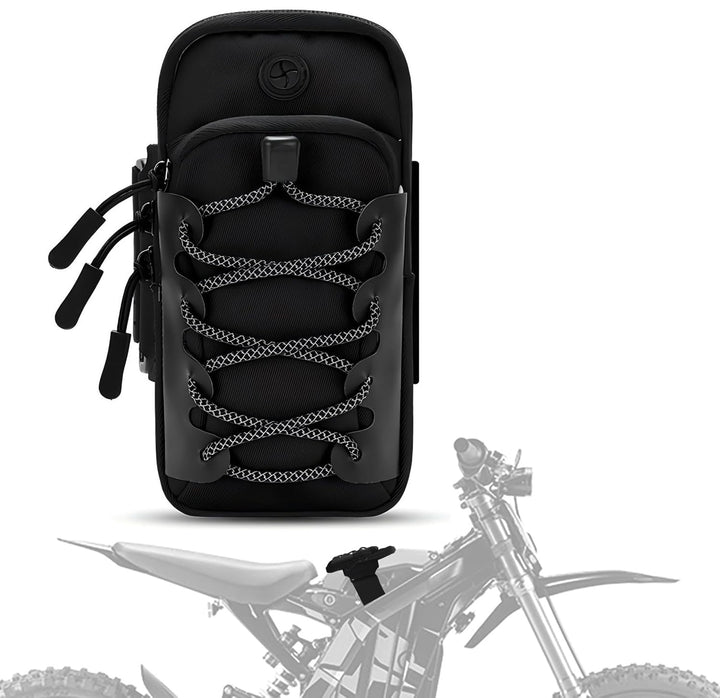 BSSOK front bag mounted on bike showing secure fit and quick access