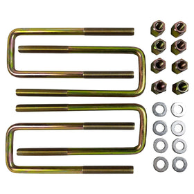 BST BSSP front view of four U-bolts with hardware showing complete kit benefit