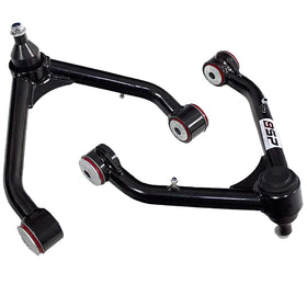 BST BSSP front upper control arms front view showing fitment and strength benefit