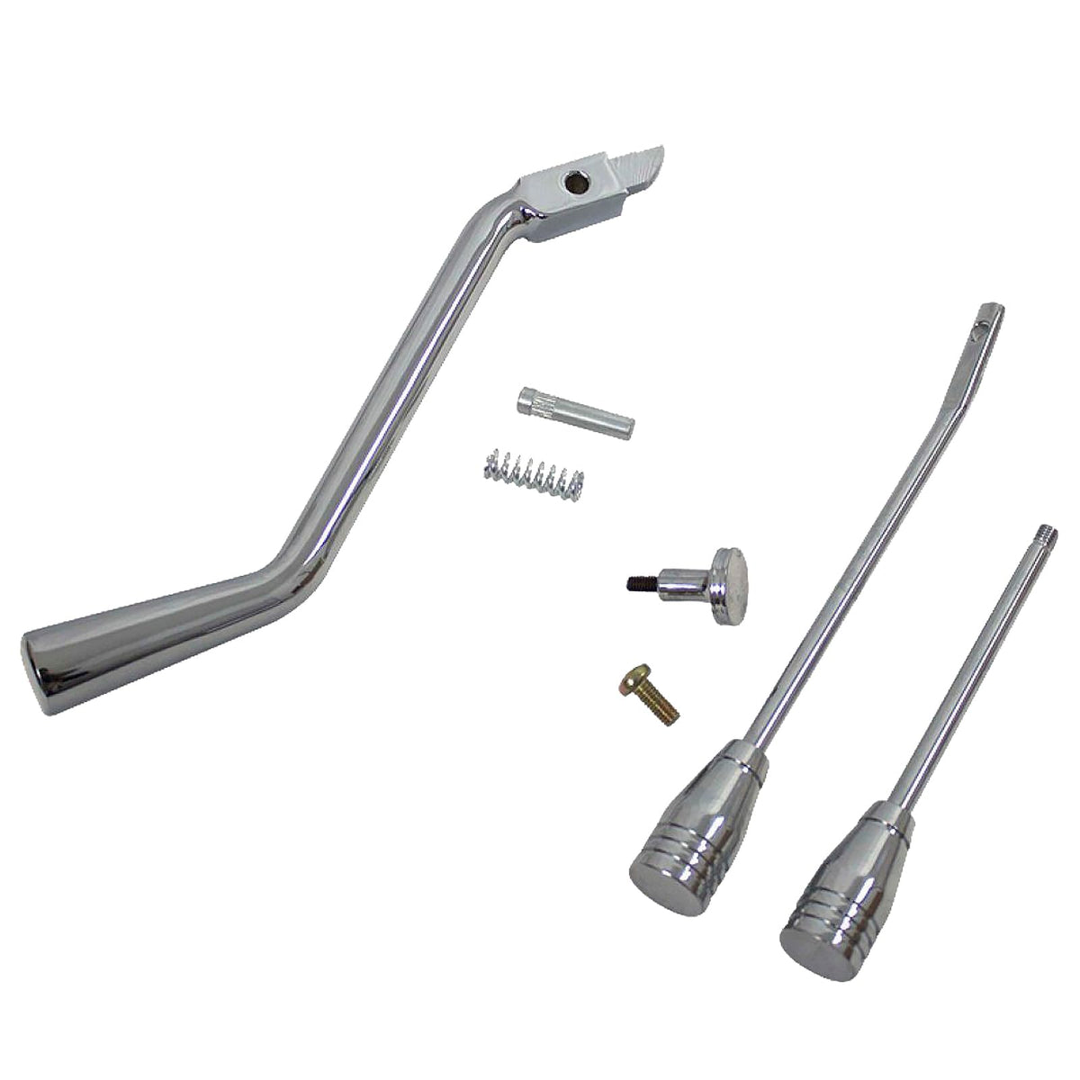 BST BSSP front view of full lever kit showing polished parts and complete set benefit