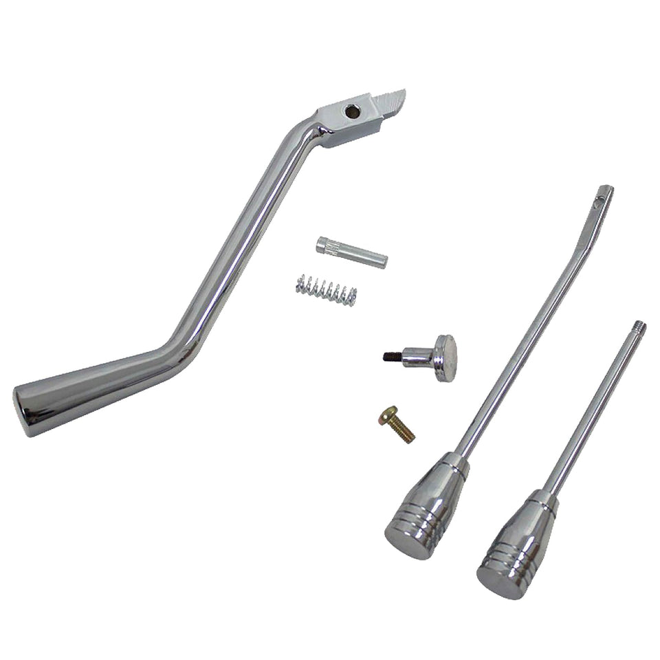 BST BSSP front view of full lever kit showing polished parts and complete set benefit