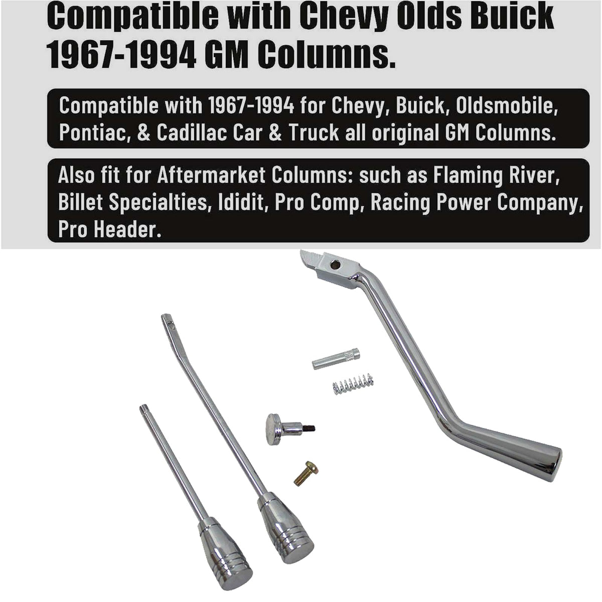 BST BSSP installed in a Chevrolet column demonstrating improved aesthetics