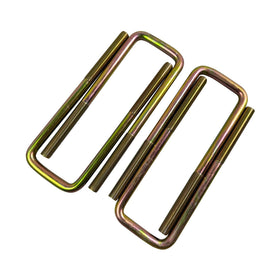 BST BSSP U-bolts installed on leaf spring demonstrating secure axle clamp