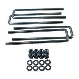 BST BSSP installed on leaf spring assembly securing axle, improved stability