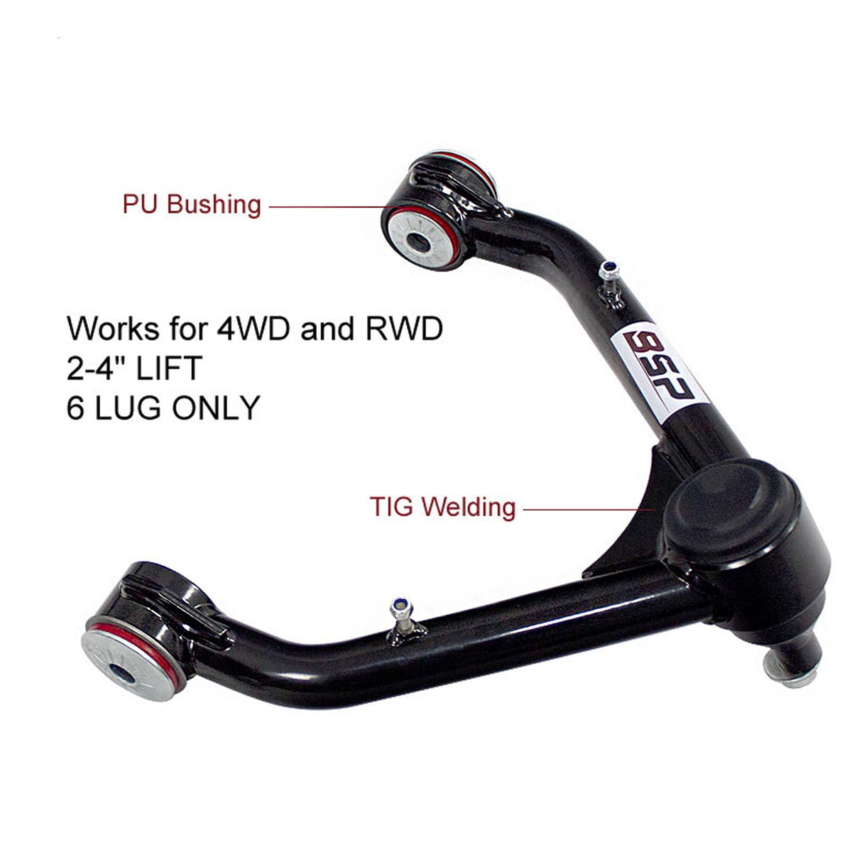 BST BSSP installed on truck front left view showing bolt-on compatibility benefit