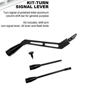BST BSSP tilt lever and knob beside ruler showing accurate sizing