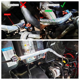 BSTFLEX detailed aluminized outer surface showing reflective layer for heat deflection