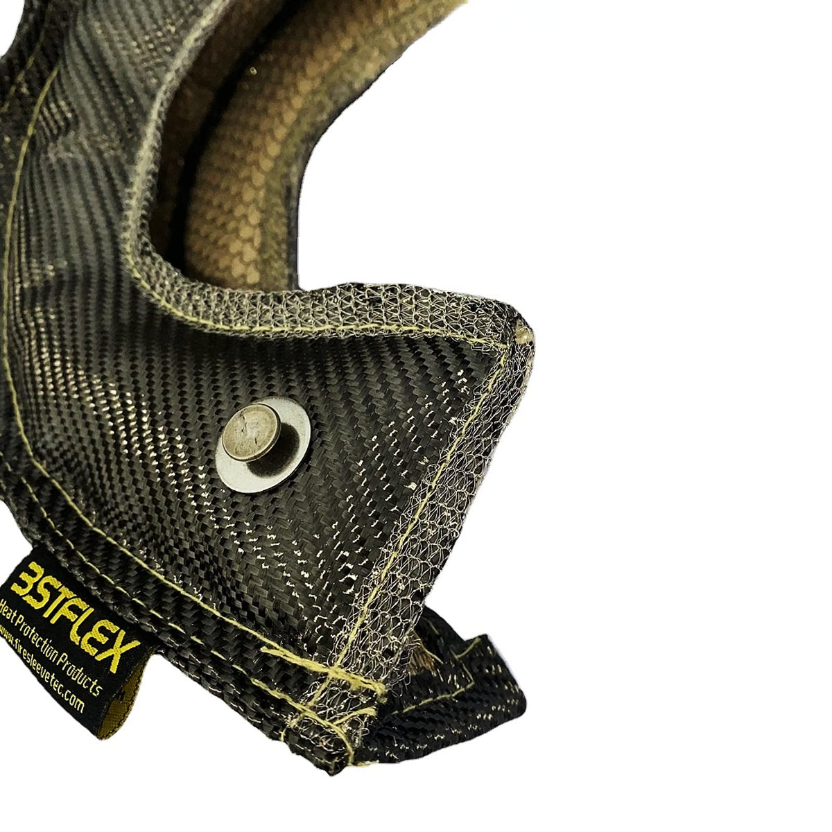 BSTFLEX installed on track car turbo, improves thermal management underhood