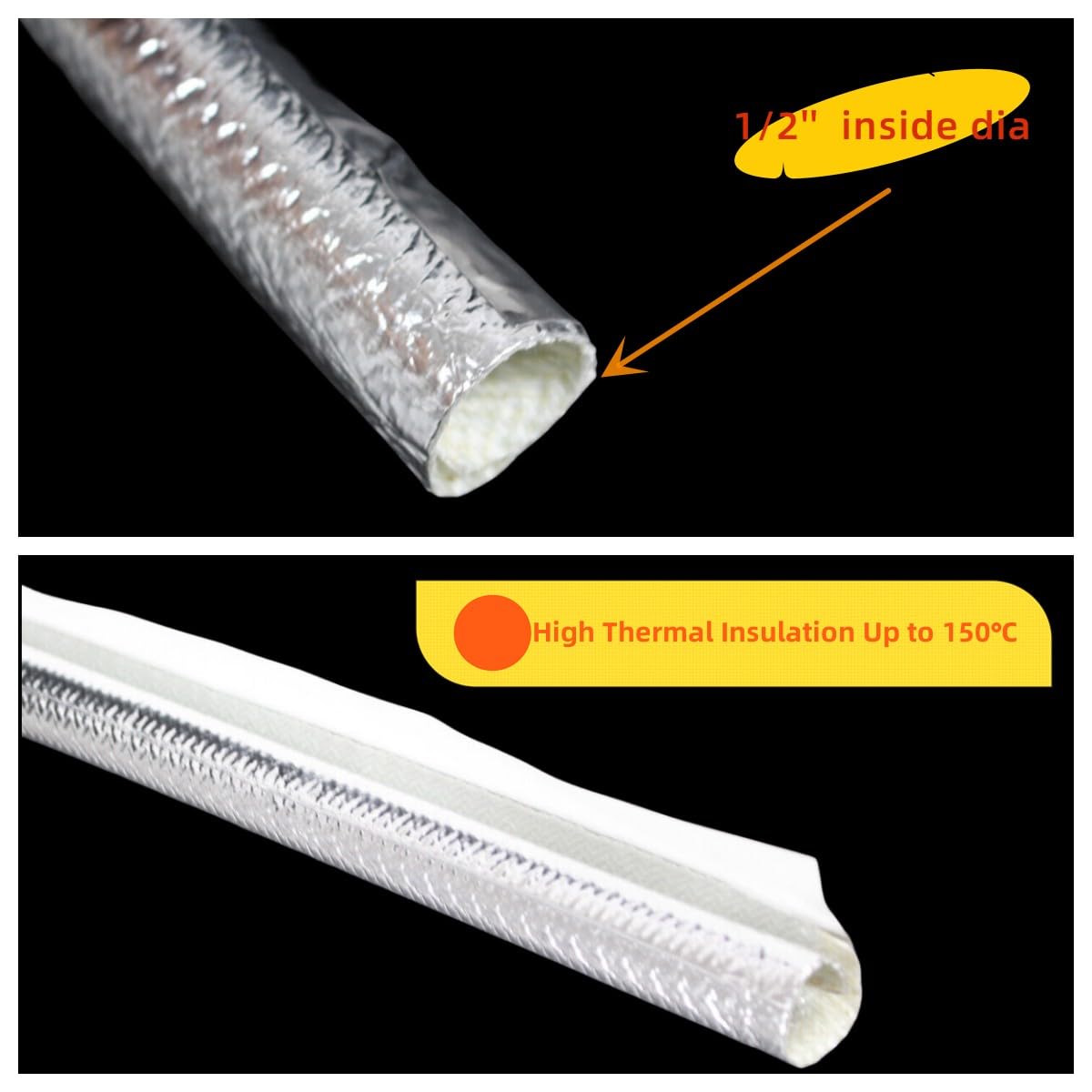 BSTFLEX sleeve wrapped around wire harness demonstrating quick installation and protection