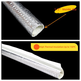 BSTFLEX sleeve wrapped around wire harness demonstrating quick installation and protection