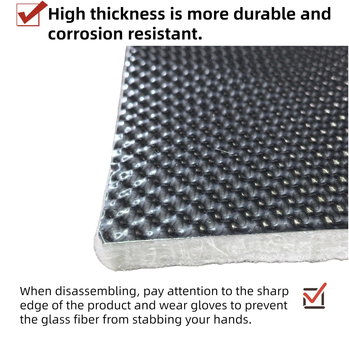 BSTFLEX stainless ties fastening heat shield demonstrating secure durable attachment