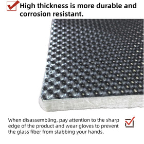 BSTFLEX stainless ties fastening heat shield demonstrating secure durable attachment
