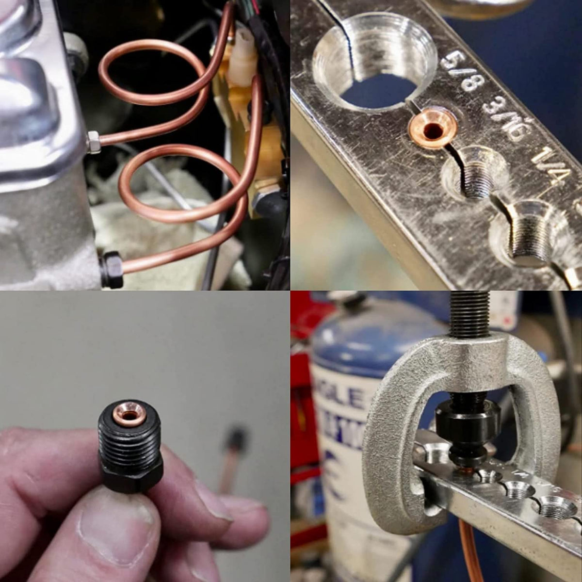 BSTIQUEUS installed brake line under vehicle illustrating corrosion resistance benefit
