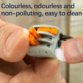 BTAS applied on battery terminal preventing corrosion and easing clamp removal