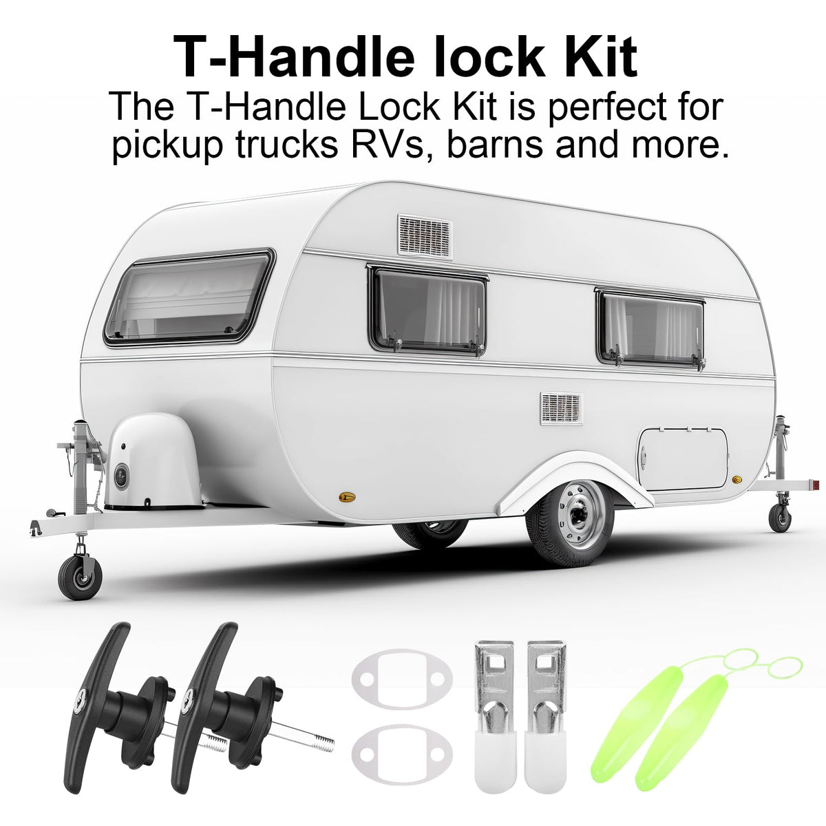 BTEOBFY lifestyle image on truck with camper showing convenient access benefit