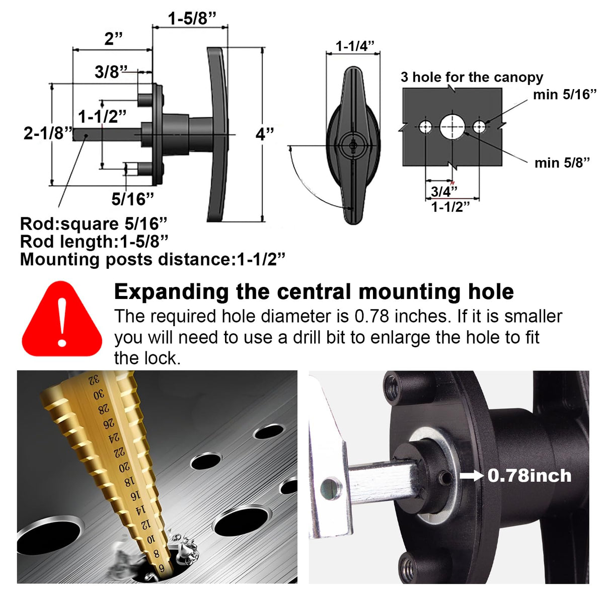 BTEOBFY tubular lock core detail showing burglary-resistant locking benefit