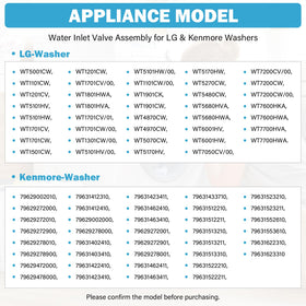 BTNTVEN inlet valve label and part numbers confirming compatibility benefit