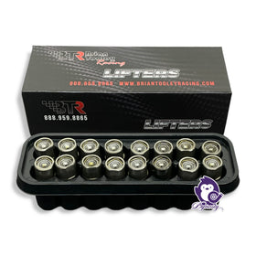 BTR Delphi lifters installed in engine lifter bores showing accurate fit and ease