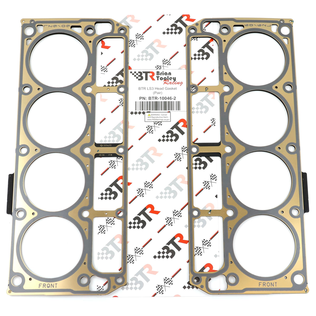 Michigan Motorsports BTR MLS close-up of gasket layers highlighting durable construction