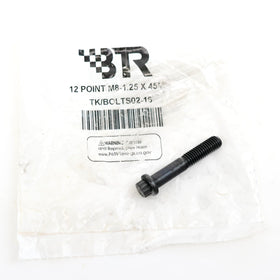 BTR Brian Tooley Racing bolts staged in a garage with tools to show real-world installation readiness benefit