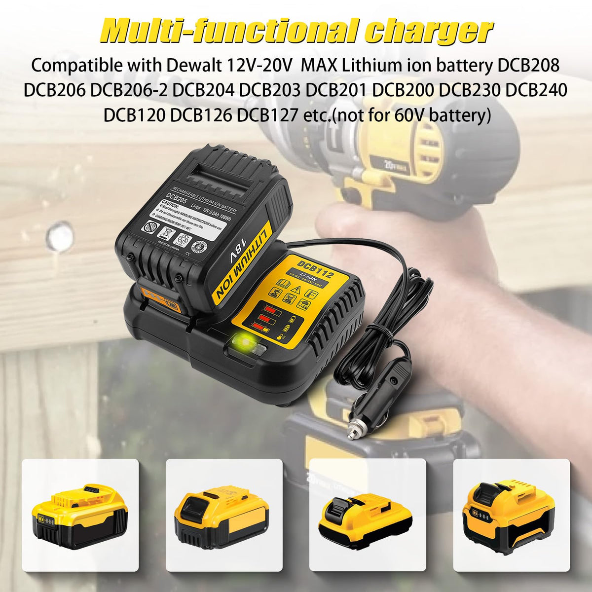 BTRUI DCB112 close-up LED indicator showing charge status and clear visual feedback