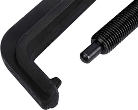 BTSHUB tool engaged with torsion bar key illustrating secure hold