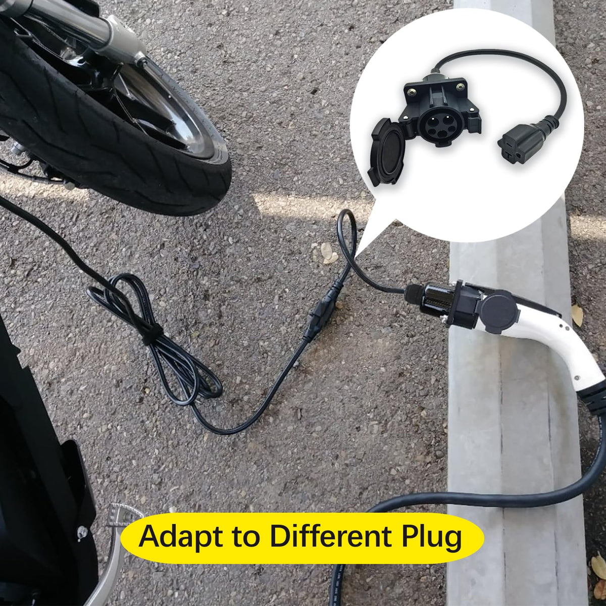 BTUYDTUY close-up of NEMA 5-15/5-20 plug showing solid contacts for safe charging