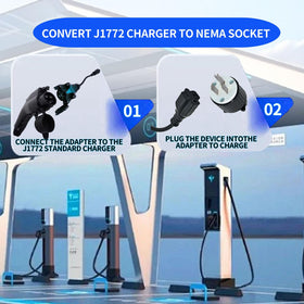 BTUYDTUY adapter stored in backpack pocket for compact, on-the-go convenience