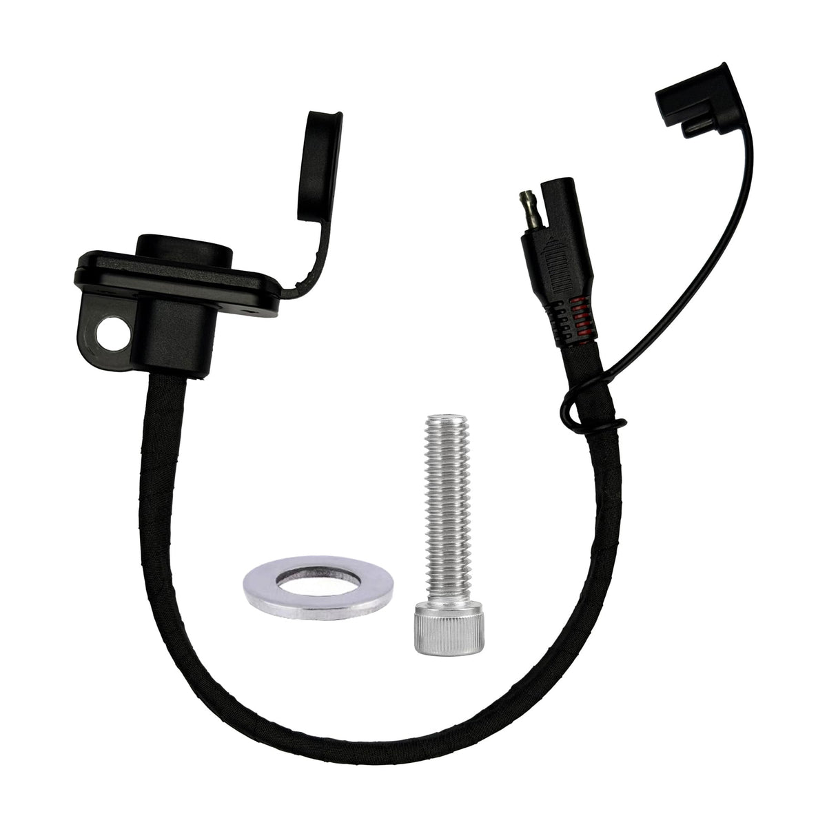 Bubzoy front view bracket showing clean mounting and easy access benefit