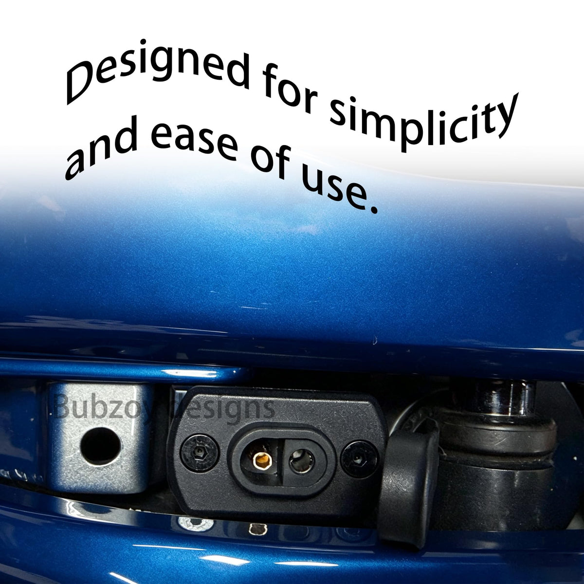 Bubzoy size comparison with coin illustrating compact lightweight design benefit