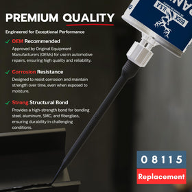 BUCK TAPE cured joint texture illustrating durable, impact-resistant finish