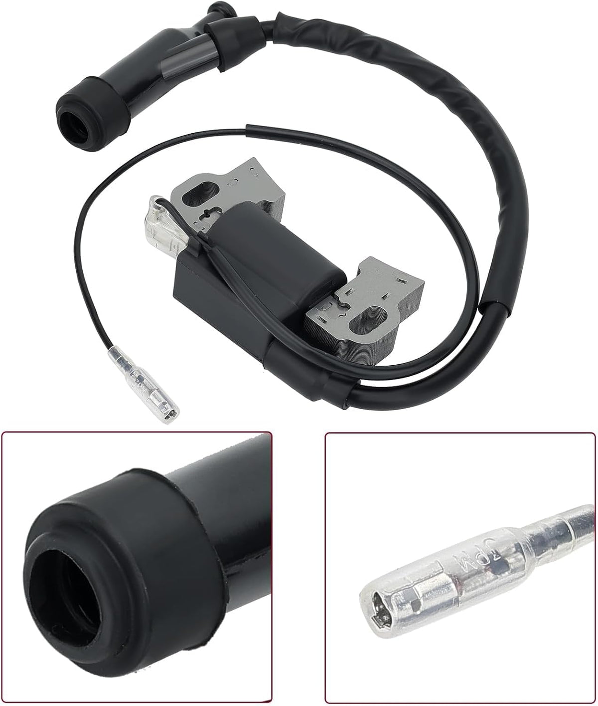 Buckbock ignition coil with included spark plug ready for quick replacement