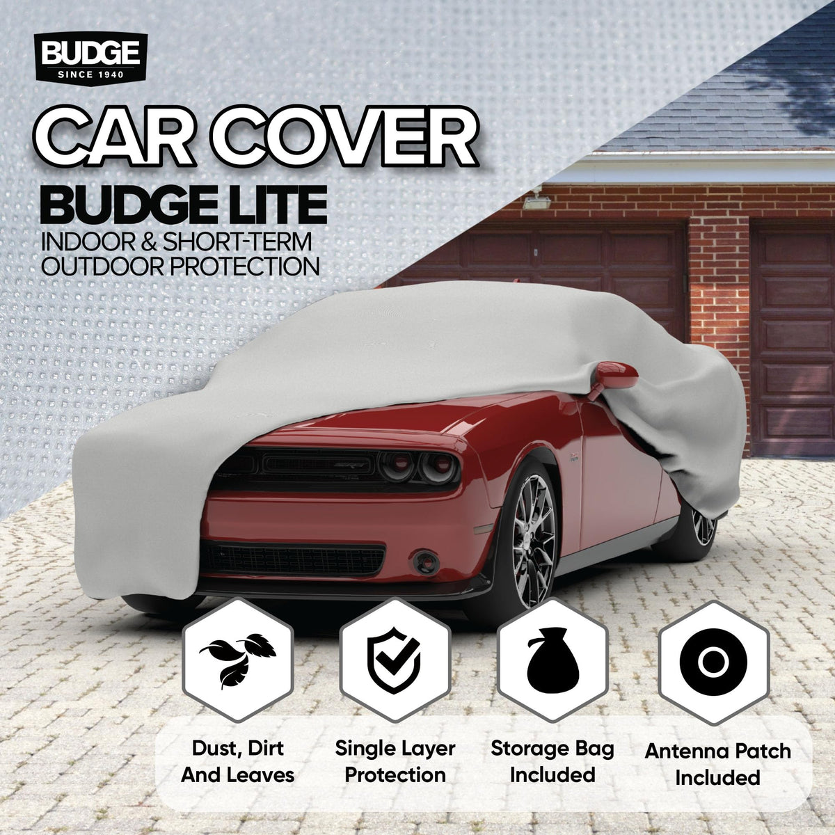 Budge close-up fabric texture highlighting breathable, paint-safe surface