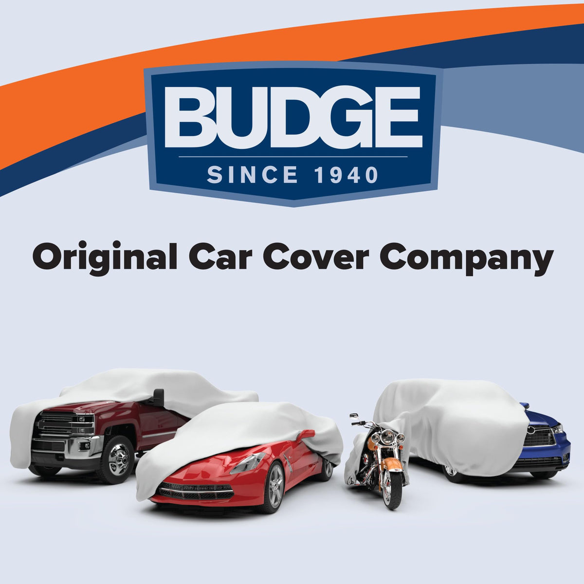 Budge cover shown with measuring tape displaying fit dimensions