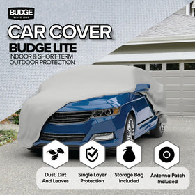Budge fabric close-up revealing breathable texture that protects paint